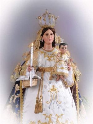 Virgen de la Candelaria! An Ode to Colombian Colonial Art and its Ethereal Beauty!